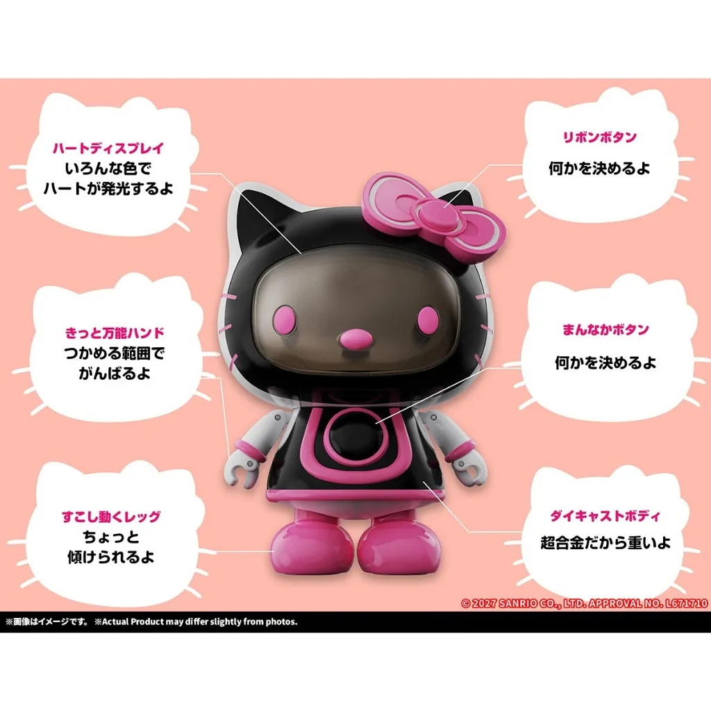 (Pre Order 01/2570) Bandai Chogokin Hello Kitty 2.0 4573102736031 (Action Figure) (Pre Order 01/2570) Bandai Chogokin Hello Kitty 2.0 4573102736031 (Action Figure)