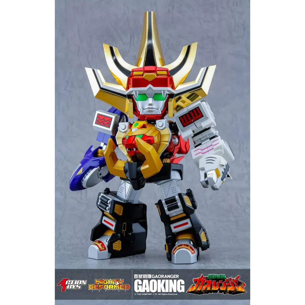 [Pre Order 08/2569] Action Toys Mighty Deformed Hyakuju Sentai Gaoranger GaoKing 4582119842246 (Action Figure)