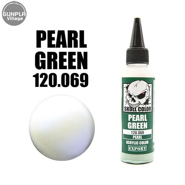 Skull Color 120.069 Pearl Green 60 ml (Pearl) Skull Color 8853100903694 (สี) Skull Color 120.069 Pearl Green 60 ml (Pearl) Skull Color 8853100903694 (สี)