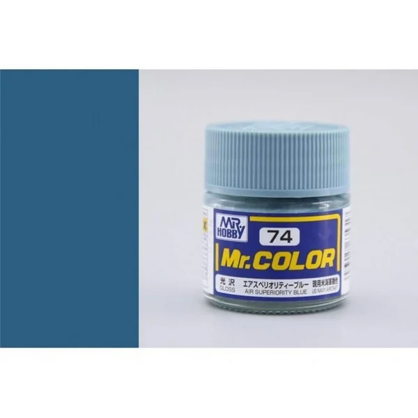 Mr.Hobby Mr.Color C74 Air Superiority Blue Glosss (10ml) 4973028635317 (สี) Mr.Hobby Mr.Color C74 Air Superiority Blue Glosss (10ml) 4973028635317 (สี)
