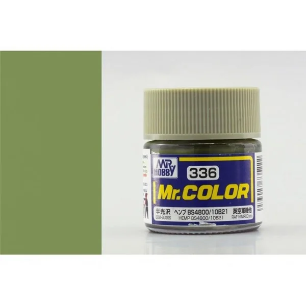 Mr.Hobby Mr.Color C336 Hemp BS4800/10B21 Semi-Gloss (10ml) 4973028735222 (สี)