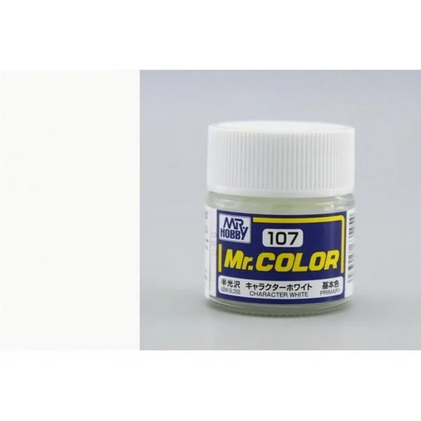 Mr.Hobby Mr.Color C107 Character White Semi-Gloss (10ml) 4973028635454 (สี)