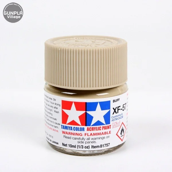 Tamiya 81757 Acrylic Mini XF-57 Buff 45035838 (สี) Tamiya 81757 Acrylic Mini XF-57 Buff 45035838 (สี)