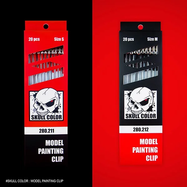 Skull Color 280.212 Model Painting Clip Size M 20 Pcs SC280212MPCM20 (สี) Skull Color 280.212 Model Painting Clip Size M 20 Pcs SC280212MPCM20 (สี)