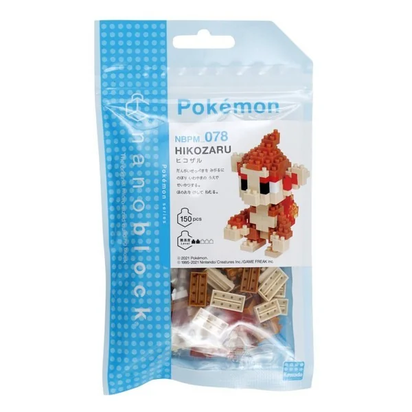 Kawada nanoblock NBPM_078 Hikozaru (Chimchar) 4972825222676 (นาโนบล็อค)
