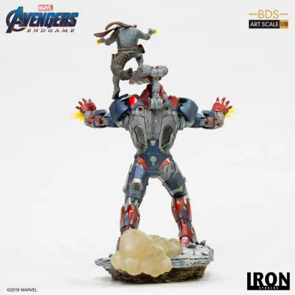 Iron Studios - Iron Patriot and Rocket: Avengers Endgame BDS 1/10Scale 606529899707 (Statue)