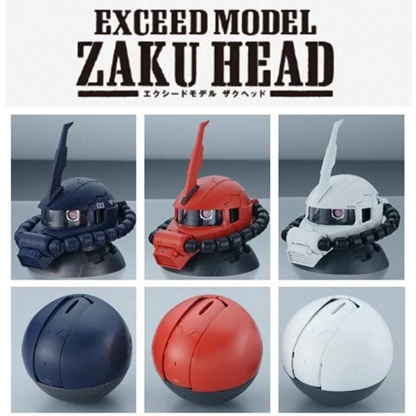 Bandai Gundam Exceed Model Zaku Head Set 2 (ยกเซ็ต 3 หัว) 4549660134831 (Plastic Model) Bandai Gundam Exceed Model Zaku Head Set 2 (ยกเซ็ต 3 หัว) 4549660134831 (Plastic Model)