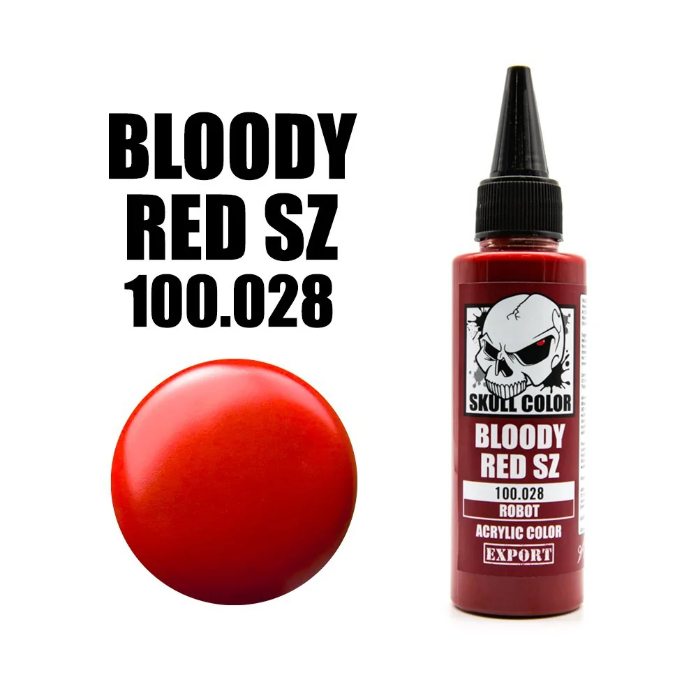 Skull Color 100.028 Bloody Red SZ 60 ml (Robot) 8853100903281 (สี) Skull Color 100.028 Bloody Red SZ 60 ml (Robot) 8853100903281 (สี)