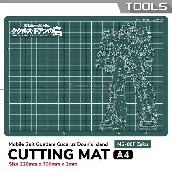 Sunstar Cutter Mat A4 MS-06F Cucuruz Doan's Island Zaku 4901770694917 (แผ่นรองตัด) Sunstar Cutter Mat A4 MS-06F Cucuruz Doan's Island Zaku 4901770694917 (แผ่นรองตัด)