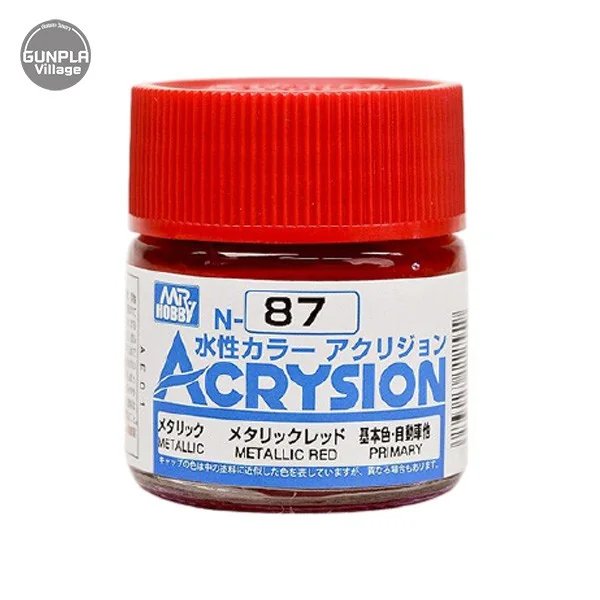 Mr.Hobby MR.ACRYSION COLOR N-87 METALLIC RED 4973028112559 (สี) Mr.Hobby MR.ACRYSION COLOR N-87 METALLIC RED 4973028112559 (สี)