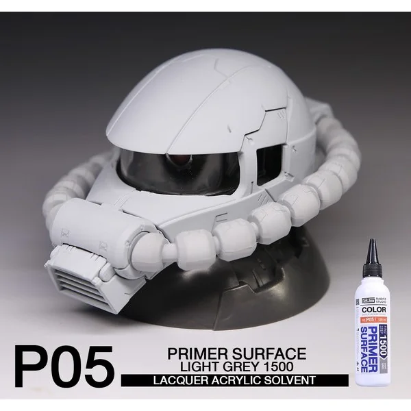 Raditz Studio RS P05 Surface Primer Light Gray 1500 120 ml (Surfacer Primer) 8858878800058 (สี) Raditz Studio RS P05 Surface Primer Light Gray 1500 120 ml (Surfacer Primer) 8858878800058 (สี)