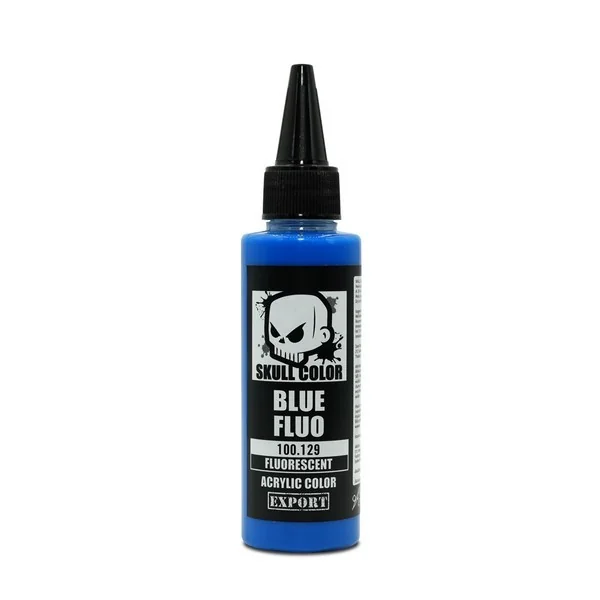 Skull Color 100.129 Blue Fluo 60 ml (Fluorescent) 8853100904240 (สี) Skull Color 100.129 Blue Fluo 60 ml (Fluorescent) 8853100904240 (สี)