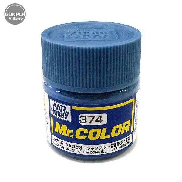 Mr.Hobby Mr.Color C374 JASDF Shalow Ocean Blue Semi-Gloss 4973028737226 (สี) Mr.Hobby Mr.Color C374 JASDF Shalow Ocean Blue Semi-Gloss 4973028737226 (สี)