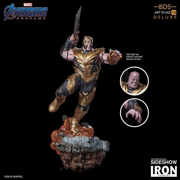 Iron Studios - Thanos : Avengers Endgame BDS 1/10Scale (Deluxe) 606529302986 (Statue)