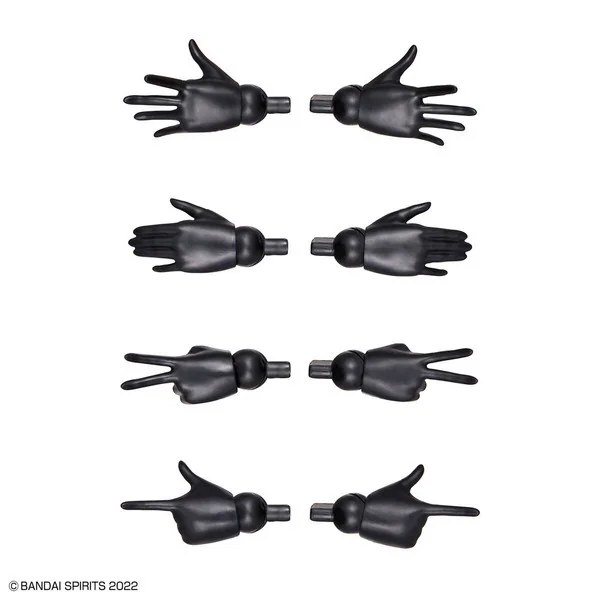 Bandai 30MS Option Hand Parts (White/Black) 4573102633590 (Plastic Model) Bandai 30MS Option Hand Parts (White/Black) 4573102633590 (Plastic Model)