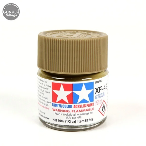 Tamiya 81749 Acrylic Mini XF-49 Khaki Tamiya 45035753 (สี) Tamiya 81749 Acrylic Mini XF-49 Khaki Tamiya 45035753 (สี)