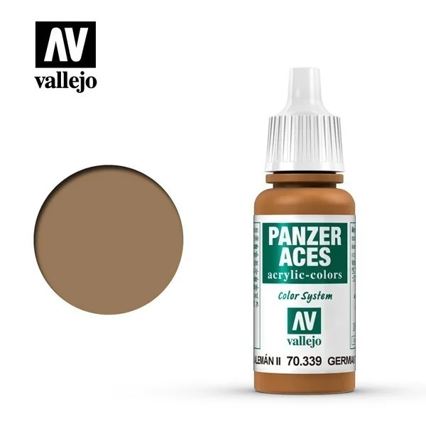 Vallejo Panzer Aces 70.339 Feldgrau II Highlights 17 ml 8429551703390 (สี) Vallejo Panzer Aces 70.339 Feldgrau II Highlights 17 ml 8429551703390 (สี)