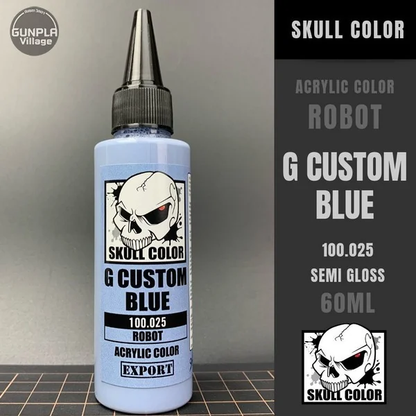 Skull Color 100.025 G Custom Blue 60 ml (Robot) 8853100903250 (สี) Skull Color 100.025 G Custom Blue 60 ml (Robot) 8853100903250 (สี)
