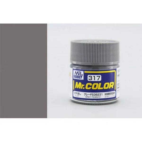 Mr.Hobby Mr.Color C317 Gray FS36231 Flat (10ml) 4973028735031 (สี) Mr.Hobby Mr.Color C317 Gray FS36231 Flat (10ml) 4973028735031 (สี)