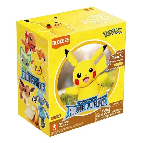 Blokees Pokemon 74001 Pokemon Classic Edition CV-S Pikachu 810181530308 (Figure) Blokees Pokemon 74001 Pokemon Classic Edition CV-S Pikachu 810181530308 (Figure)