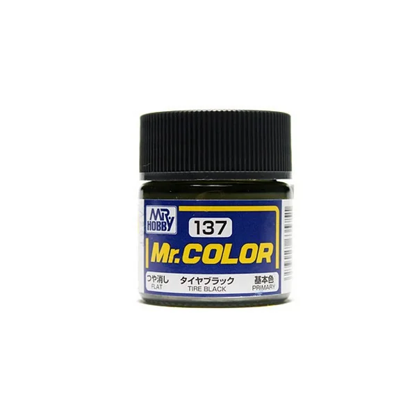 Mr.Hobby Mr.Color C137 Tire Black Flat (10ml) 4973028635751 (สี) Mr.Hobby Mr.Color C137 Tire Black Flat (10ml) 4973028635751 (สี)