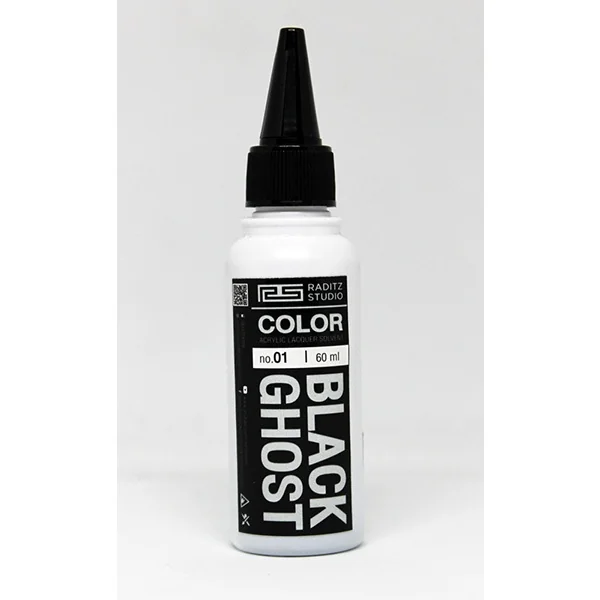 Raditz Studio RS NO01S Black Ghost 60 ml (Ghost Series) 8858878600018 (สี) Raditz Studio RS NO01S Black Ghost 60 ml (Ghost Series) 8858878600018 (สี)