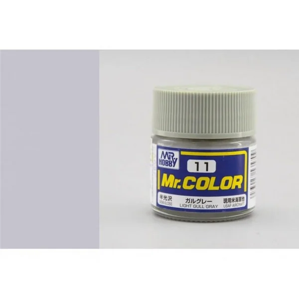 Mr.Hobby Mr.Color C11 Light Gull Gray (10ml) Mr. Hobby 4973028535709 (สี) Mr.Hobby Mr.Color C11 Light Gull Gray (10ml) Mr. Hobby 4973028535709 (สี)