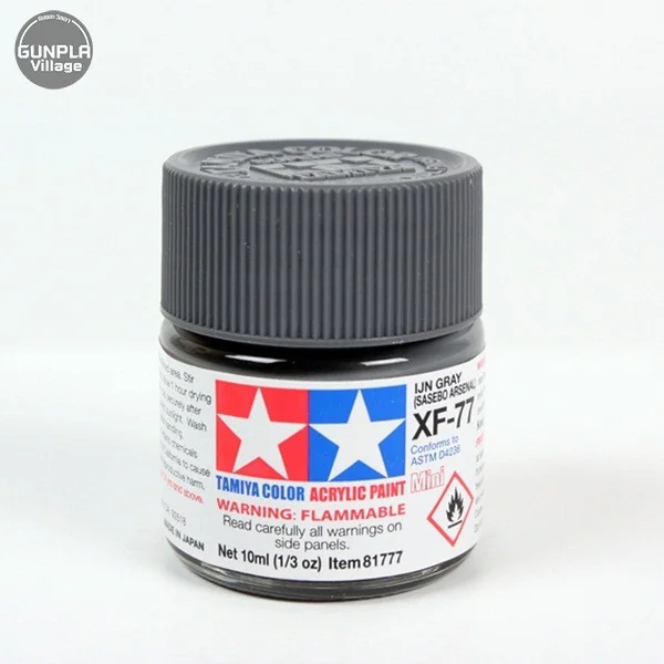 Tamiya 81777 Acrylic Mini XF-77 IJN Gray 45073939 (สี) Tamiya 81777 Acrylic Mini XF-77 IJN Gray 45073939 (สี)