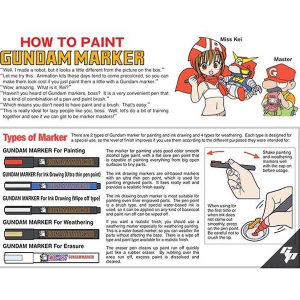 Mr.Hobby Gundam Marker Set GMS-122 (Gundam) 4973028111149 4973028505665 (ปากกา) Mr.Hobby Gundam Marker Set GMS-122 (Gundam) 4973028111149 4973028505665 (ปากกา)