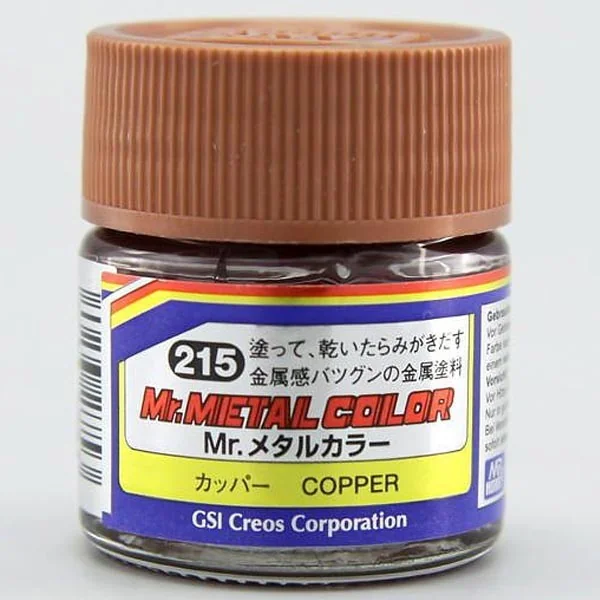 Mr.Hobby Mr.Metal Color MC215 Copper (10ml) 4973028738247 (สี) Mr.Hobby Mr.Metal Color MC215 Copper (10ml) 4973028738247 (สี)