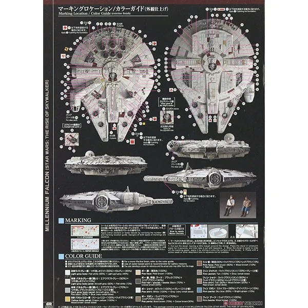Bandai 1/144 Millennium Falcon (The Rise of Skywalker) 4573102581952 (Plastic Model) Bandai 1/144 Millennium Falcon (The Rise of Skywalker) 4573102581952 (Plastic Model)