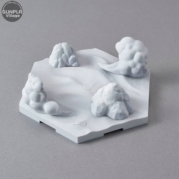 Bandai Customize Scene Base (Snow Field Ver.) 4573102595508 (Plastic Model)