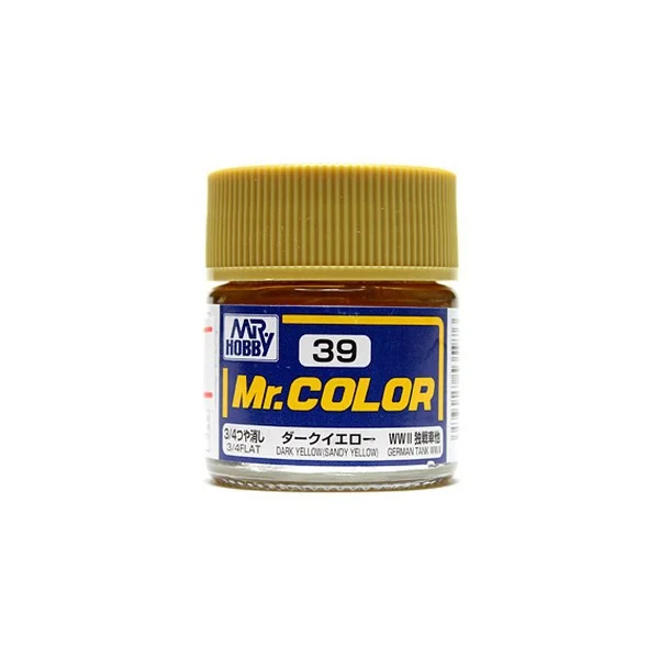 Mr.Hobby Mr.Color C39 DarkSandy Yellow Flat (10ml) 4973028535976 (สี)