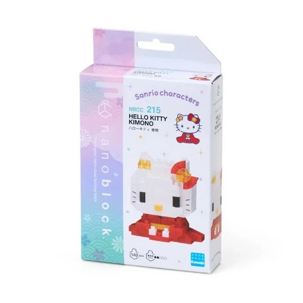 Kawada nanoblock Sanrio NBCC_215 Hello Kitty Kimon 4972825229064 (นาโนบล็อค)