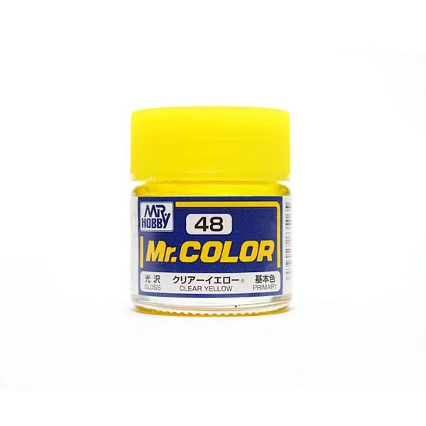 Mr.Hobby Mr.Color C48 Clear Yellow Gloss (10ml) 4973028635065 (สี) Mr.Hobby Mr.Color C48 Clear Yellow Gloss (10ml) 4973028635065 (สี)