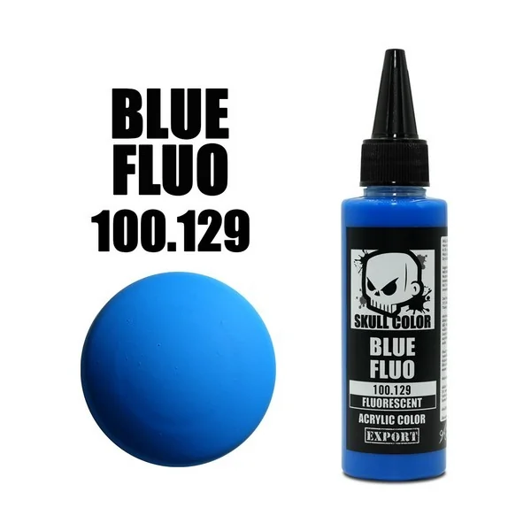 Skull Color 100.129 Blue Fluo 60 ml (Fluorescent) 8853100904240 (สี) Skull Color 100.129 Blue Fluo 60 ml (Fluorescent) 8853100904240 (สี)