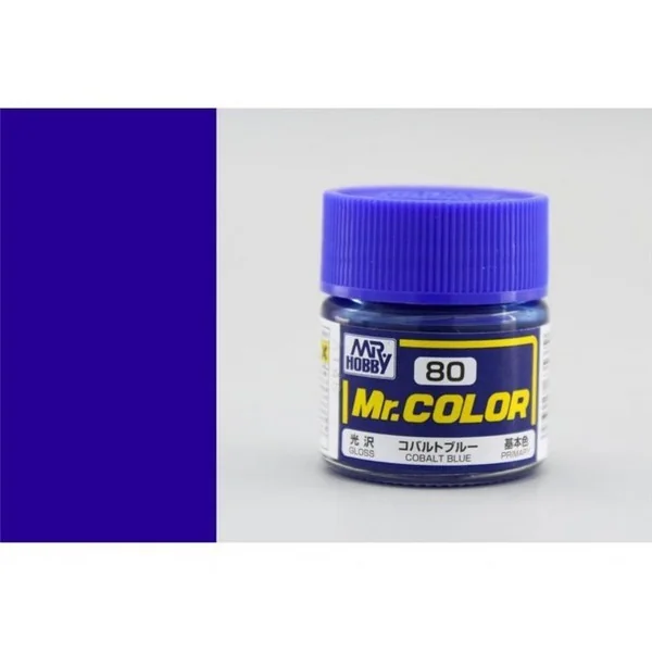 Mr.Hobby Mr.Color C80 Cobalt Blue Gloss (10ml) 4973028635379 (สี) Mr.Hobby Mr.Color C80 Cobalt Blue Gloss (10ml) 4973028635379 (สี)