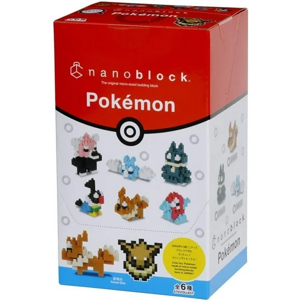 Kawada nanoblock mininano NBMC_14S Pokemon Normal Type (Box of 6) 4972825219331 (นาโนบล็อค)