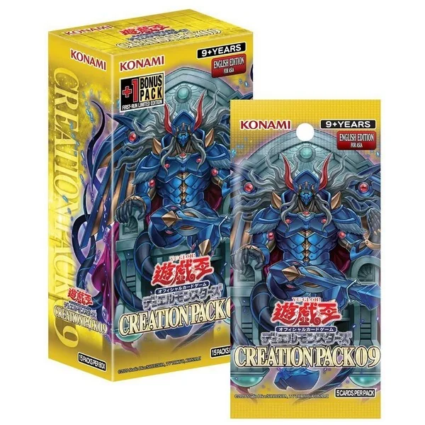 Konami Yu-Gi-Oh! Asia English - Creation Pack 09 (CR09-AE) แบบกล่อง (15 ซอง) 4988602178883 (การ์ดยูกิ) Konami Yu-Gi-Oh! Asia English - Creation Pack 09 (CR09-AE) แบบกล่อง (15 ซอง) 4988602178883 (การ์ดยูกิ)