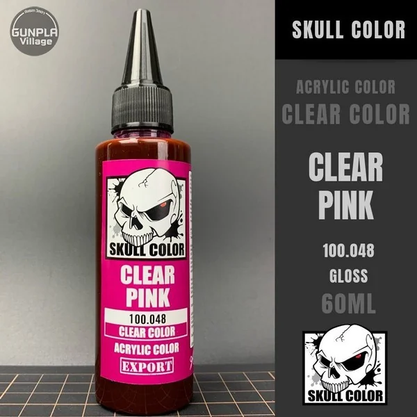 Skull Color 100.048 Clear Pink 60 ml (Clear Color) 8853100903489 (สี) Skull Color 100.048 Clear Pink 60 ml (Clear Color) 8853100903489 (สี)