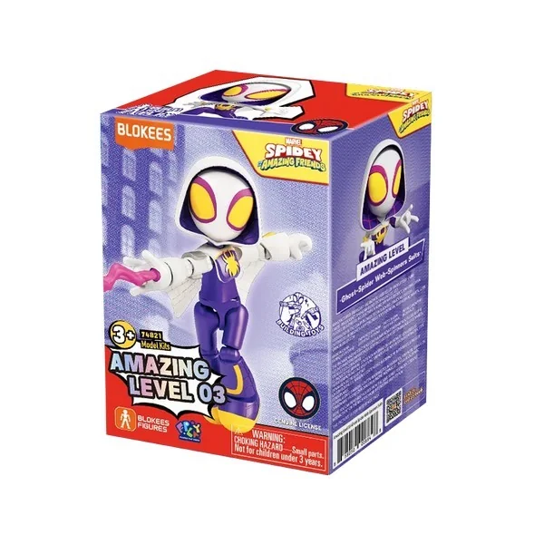 Blokees Spidey And Friends 74821 Amazing Level 03 Ghost Spider Web Spinners Suit 858050008954 (Plastic Model) Blokees Spidey And Friends 74821 Amazing Level 03 Ghost Spider Web Spinners Suit 858050008954 (Plastic Model)