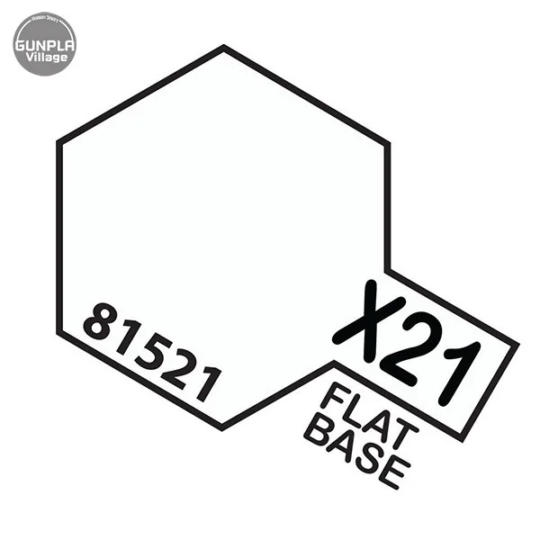 Tamiya 81521 Acrylic Mini X-21 Flat Base 45035401 (สี)