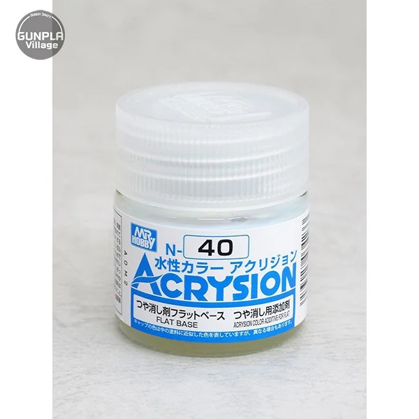 Mr.Hobby MR.ACRYSION COLOR N-40 FLAT BASE 4973028034233 (สี) Mr.Hobby MR.ACRYSION COLOR N-40 FLAT BASE 4973028034233 (สี)