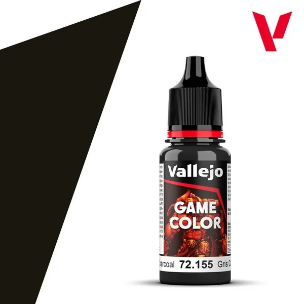 Vallejo Game Color 72.155 Charcoal 18 ml 8429551721554 (สี) Vallejo Game Color 72.155 Charcoal 18 ml 8429551721554 (สี)
