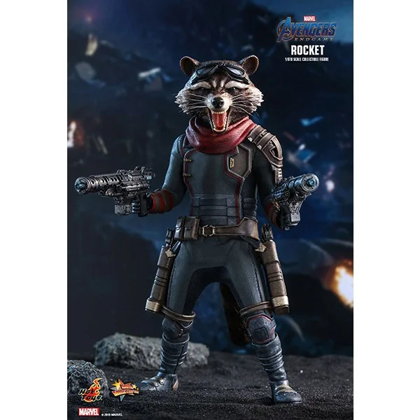 Hot Toys MMS548 Rocket : Avengers Endgame - 1/6 Scale MMS548 (Action Figure) Hot Toys MMS548 Rocket : Avengers Endgame - 1/6 Scale MMS548 (Action Figure)