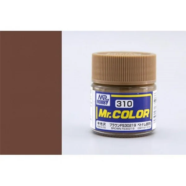 Mr.Hobby Mr.Color C310 Brown FS30219 Semi-Gloss (10ml) 4973028635966 (สี) Mr.Hobby Mr.Color C310 Brown FS30219 Semi-Gloss (10ml) 4973028635966 (สี)