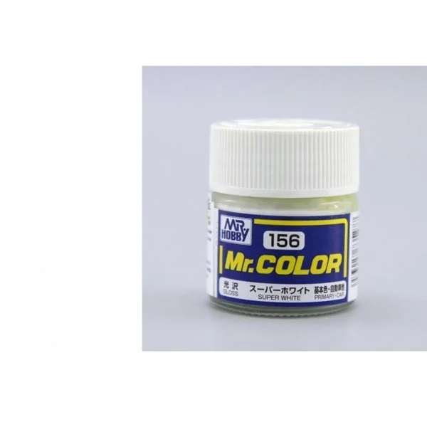 Mr.Hobby Mr.Color C156 Super White Gloss (10ml) 4973028735277 (สี) Mr.Hobby Mr.Color C156 Super White Gloss (10ml) 4973028735277 (สี)