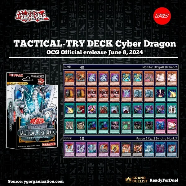 Konami Yu-Gi-Oh! Tactical-Try Deck Doomsday Assault Dragon Cyber Dragon (TT01-JPA) 4988602177442 (การ์ดยูกิ) Konami Yu-Gi-Oh! Tactical-Try Deck Doomsday Assault Dragon Cyber Dragon (TT01-JPA) 4988602177442 (การ์ดยูกิ)