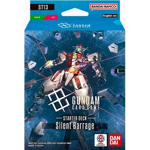 (Pre Order 25/09/2569) Bandai Gundam Card Game Starter Deck ST13 Silent Barrage (การ์ด)