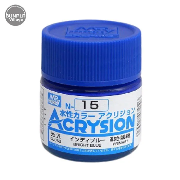 Mr.Hobby MR.ACRYSION COLOR N-15 BRIGHT BLUE 4973028034103 (สี) Mr.Hobby MR.ACRYSION COLOR N-15 BRIGHT BLUE 4973028034103 (สี)